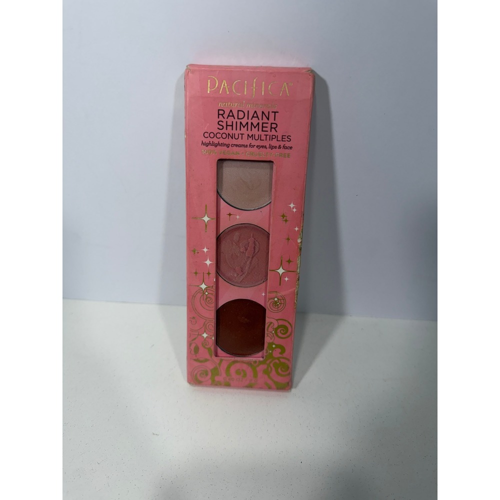Pacifica Radiant Shimmer Coconut Multiples Cream Highlight Palette Vegan 0.40oz
